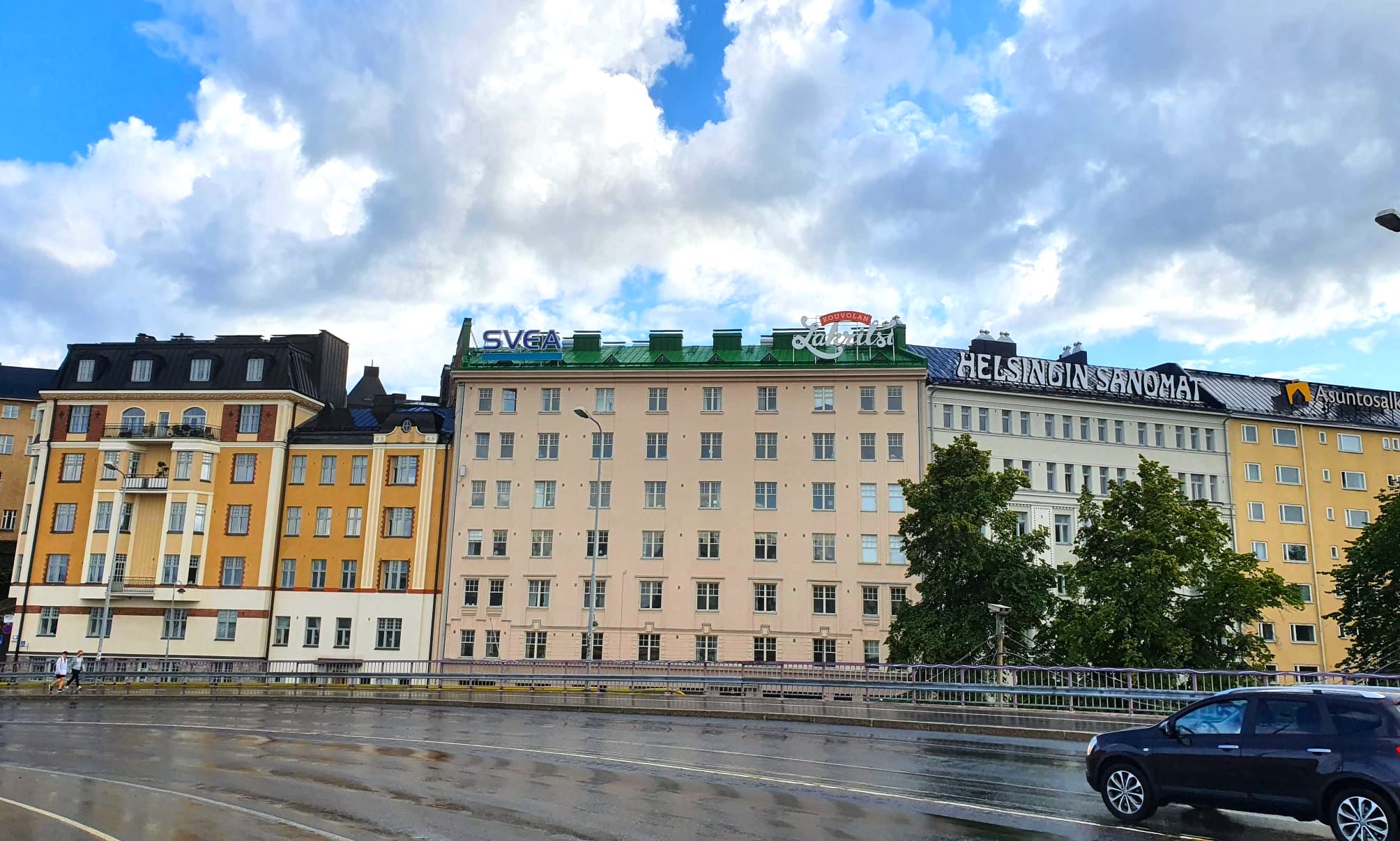 Asunto Oy Vuorilinna Helsingissä julkisivu